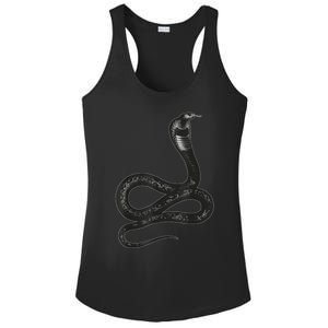 Black Snake Snakes Reptile Lover Jungle Zookeeper Zoology Ladies PosiCharge Competitor Racerback Tank