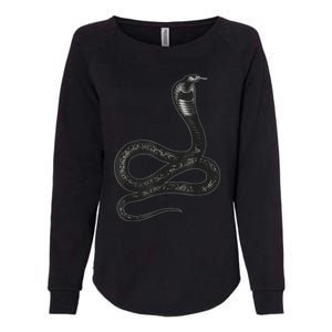 Black Snake Snakes Reptile Lover Jungle Zookeeper Zoology Womens California Wash Sweatshirt