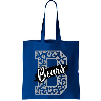 Bears School Sports Fan Team Spirits Mascot Heart Leopard Bag