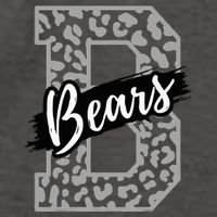Bears School Sports Fan Team Spirits Mascot Heart Leopard Vector Backpack