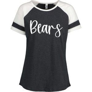 Bears School Spirit Team Mascot Game Night Enza Ladies Jersey Colorblock Tee