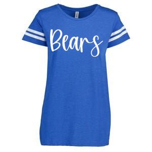 Bears School Spirit Team Mascot Game Night Enza Ladies Jersey Football T-Shirt