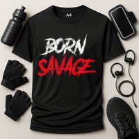 Born Savage Savage Cooling Performance Crew T-Shirt