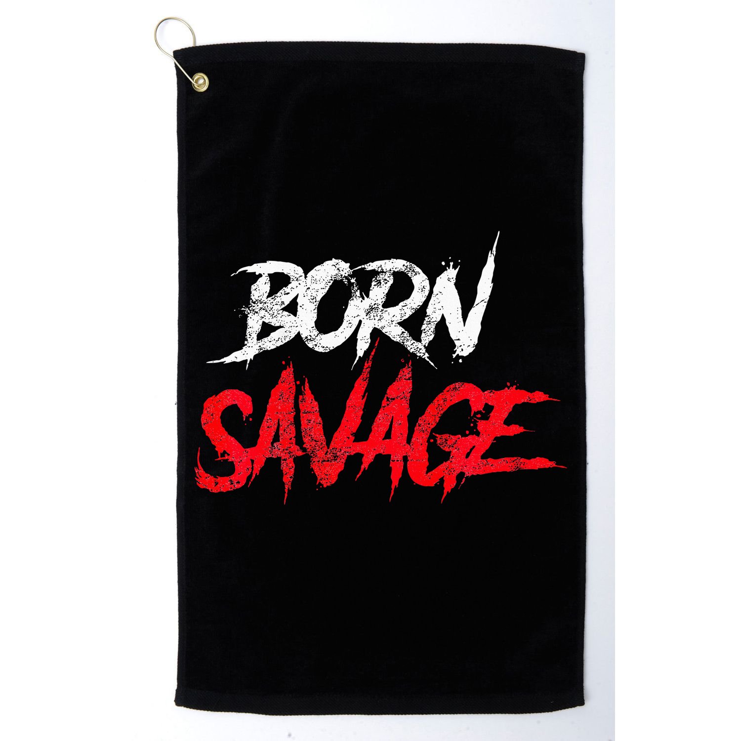 Born Savage Savage Golf Towel