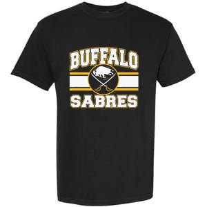 Buffalo Sabres Stripe Royal Blue Garment-Dyed Heavyweight T-Shirt