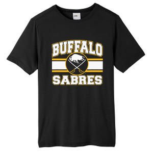 Buffalo Sabres Stripe Royal Blue Tall Fusion ChromaSoft Performance T-Shirt