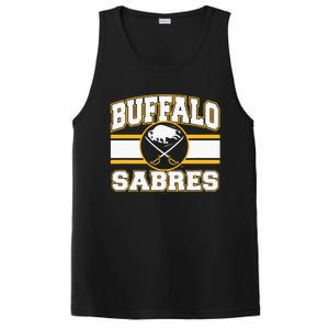 Buffalo Sabres Stripe Royal Blue PosiCharge Competitor Tank