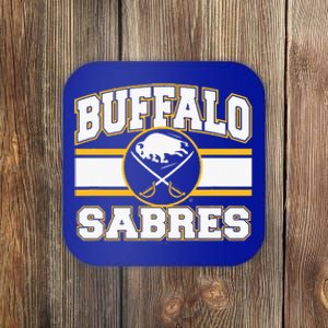 Buffalo Sabres Stripe Royal Blue Coaster