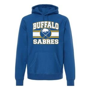 Buffalo Sabres Stripe Royal Blue Premium Hoodie