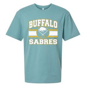 Buffalo Sabres Stripe Royal Blue Sueded Cloud Jersey T-Shirt