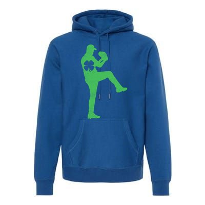 Baseball Shamrock St Patrick's Day Gift Irish Saint Paddy's Funny Gift Premium Hoodie