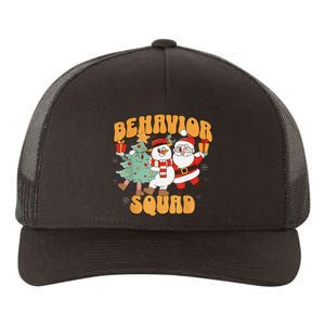 Behavioral Squad Santa Snowman Aba Therapist Christmas Yupoong Adult 5-Panel Trucker Hat