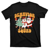 Behavioral Squad Santa Snowman Aba Therapist Christmas T-Shirt