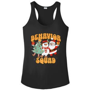 Behavioral Squad Santa Snowman Aba Therapist Christmas Ladies PosiCharge Competitor Racerback Tank