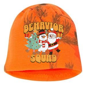 Behavioral Squad Santa Snowman Aba Therapist Christmas Kati - Camo Knit Beanie