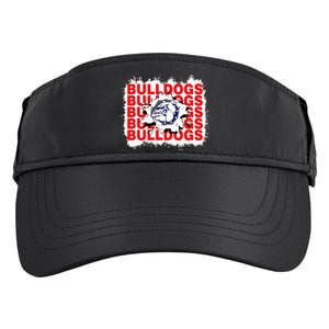 Bulldogs School Sports Fan Team Spirit Adult Drive Performance Visor