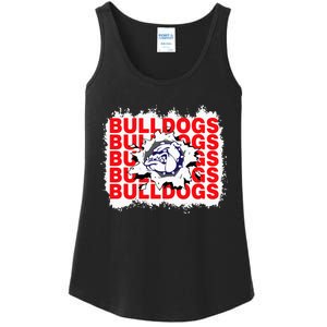 Bulldogs School Sports Fan Team Spirit Ladies Essential Tank