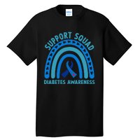 Blue Support Squad Diabetes Awareness Tall T-Shirt