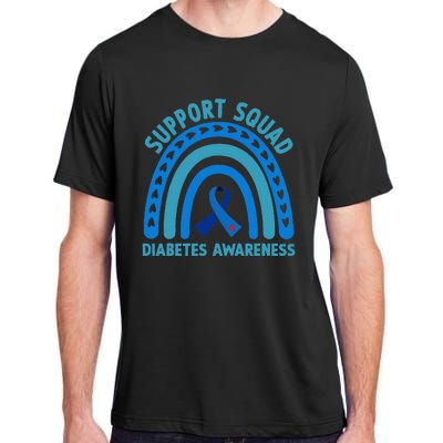 Blue Support Squad Diabetes Awareness Adult ChromaSoft Performance T-Shirt