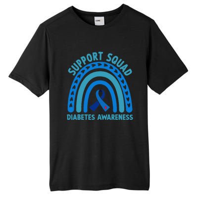 Blue Support Squad Diabetes Awareness Tall Fusion ChromaSoft Performance T-Shirt