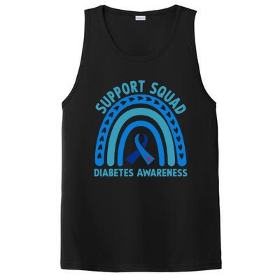 Blue Support Squad Diabetes Awareness PosiCharge Competitor Tank