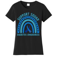 Blue Support Squad Diabetes Awareness Women's T-Shirt