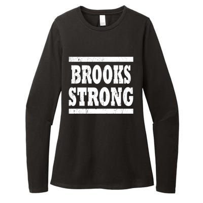 Brooks Strong Squad Family Reunion Last Name Team Custom Gift Womens CVC Long Sleeve Shirt