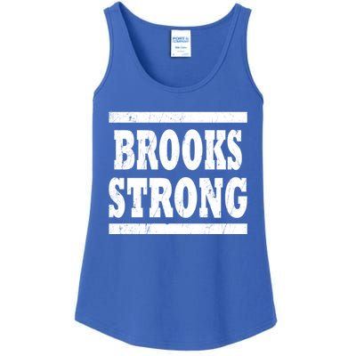 Brooks Strong Squad Family Reunion Last Name Team Custom Gift Ladies Essential Tank