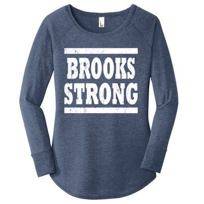 Brooks Strong Squad Family Reunion Last Name Team Custom Gift Women's Perfect Tri Tunic Long Sleeve Shirt