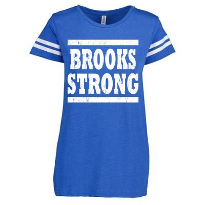 Brooks Strong Squad Family Reunion Last Name Team Custom Gift Enza Ladies Jersey Football T-Shirt