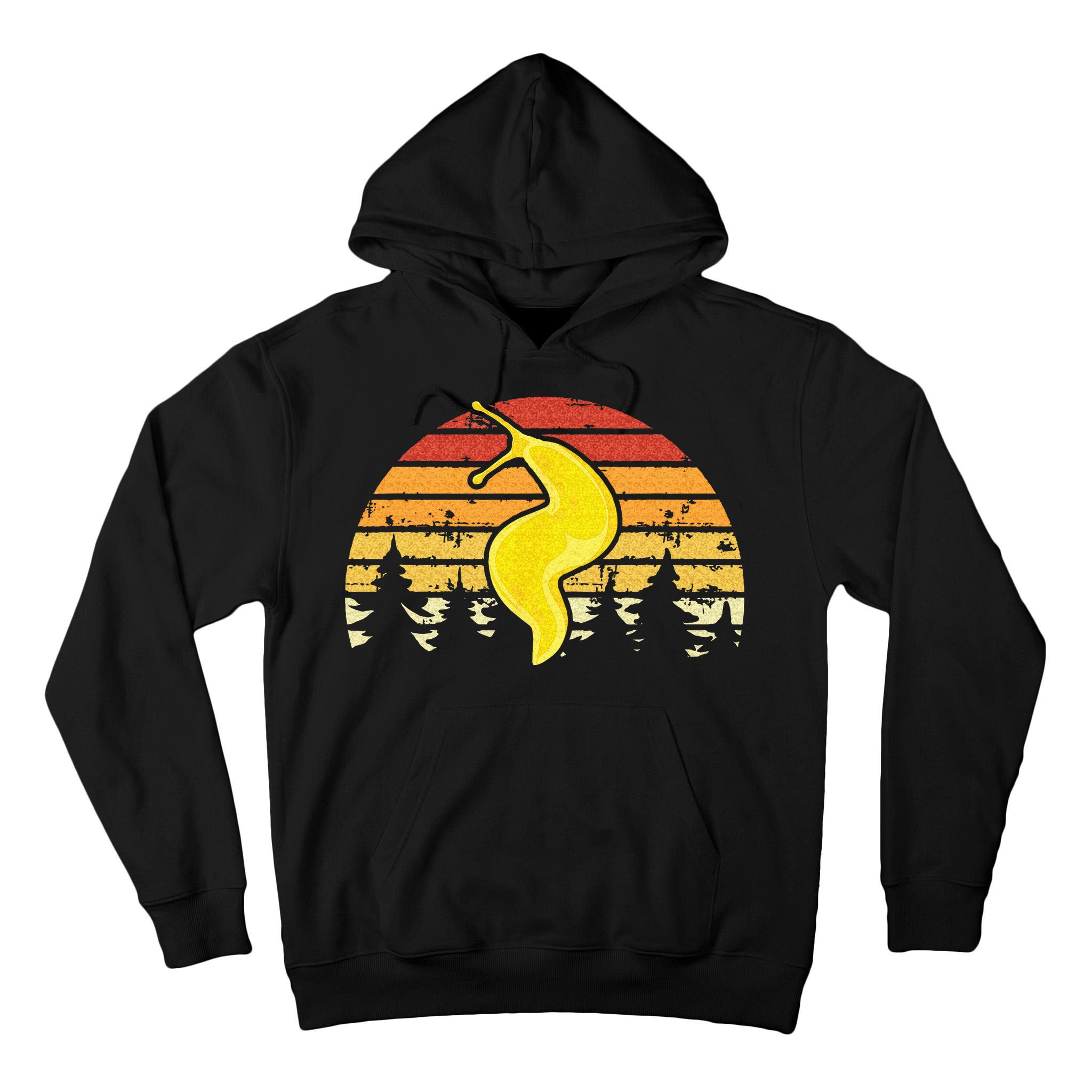 Banana Slug – Spotted Banana Slug Species Climbing Slug Tall Hoodie