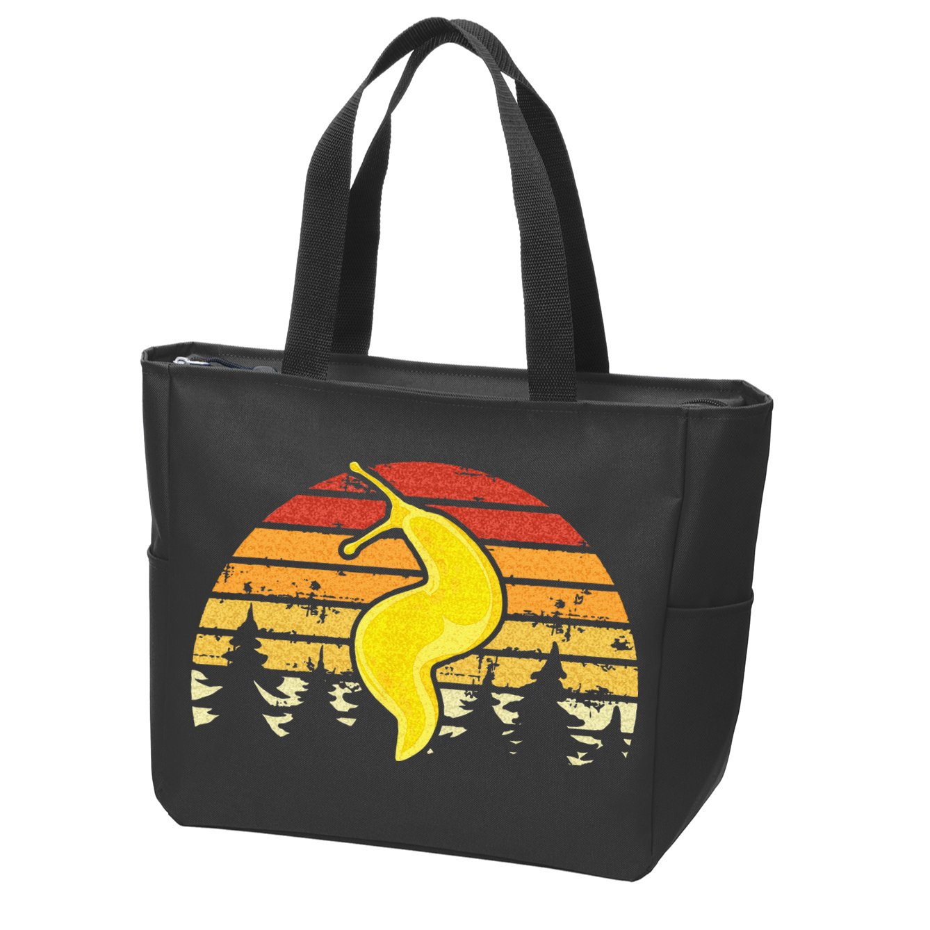 Banana Slug – Spotted Banana Slug Species Climbing Slug Zip Tote Bag