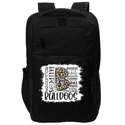 Bulldogs School Sports Fan Team Spirit Mascot Gift Bleach Impact Tech Backpack