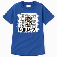 Bulldogs School Sports Fan Team Spirit Mascot Gift Bleach Tall T-Shirt