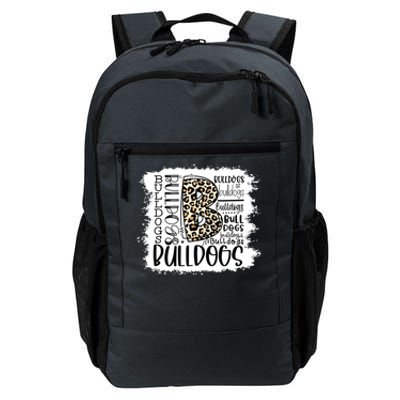 Bulldogs School Sports Fan Team Spirit Mascot Gift Bleach Daily Commute Backpack