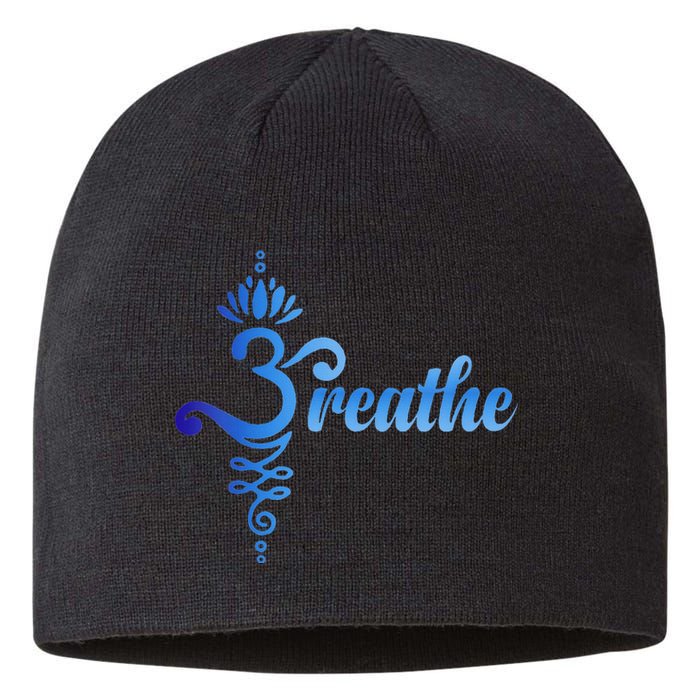 Breathe Sanskrit Symbol Sustainable Beanie