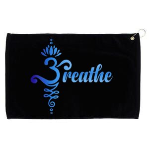 Breathe Sanskrit Symbol Grommeted Golf Towel