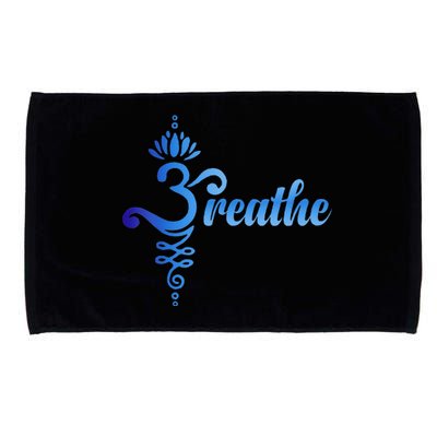 Breathe Sanskrit Symbol Microfiber Hand Towel