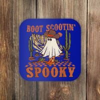 Boot Scootin Spooky Western Halloween Ghost Spooky Season Meaningful Gift Coaster