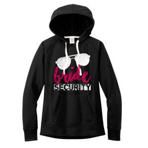 Bride Security Sunglasses Security And Protect Gift Present Gift Women's Fleece Hoodie