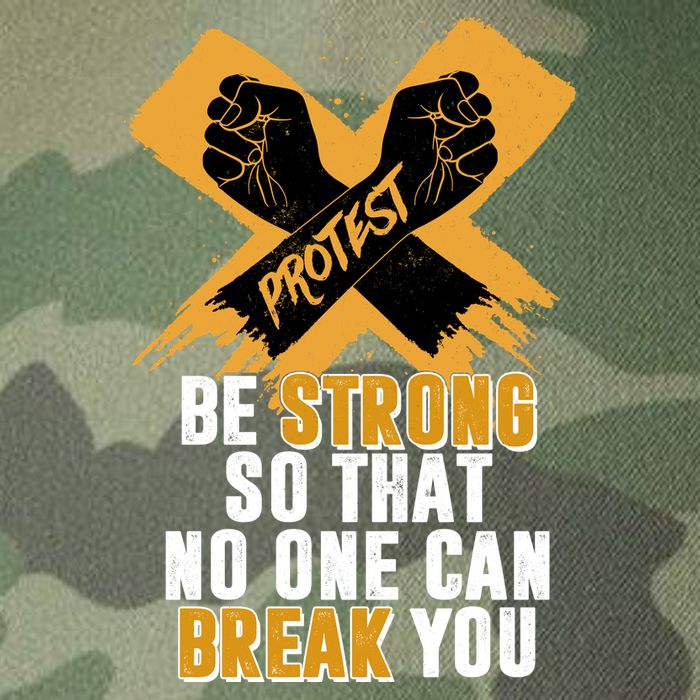 Be Strong So That No One Can Break You Legacy Tie Dye Trucker Hat