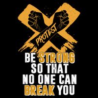 Be Strong So That No One Can Break You Backpack