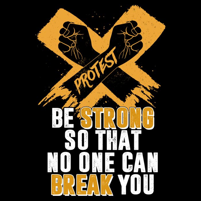 Be Strong So That No One Can Break You Backpack