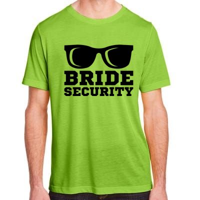 Bride Security Sunglasses Wedding Bridesmaid Great Gift Adult ChromaSoft Performance T-Shirt