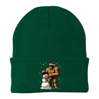 Bigfoot Santa Snowman Christmas Knit Cap Winter Beanie