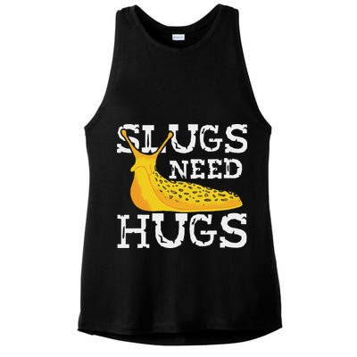 Banana Slug – Slug Species Science Banana Slug Expert Ladies PosiCharge Tri-Blend Wicking Tank