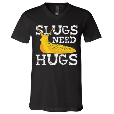 Banana Slug – Slug Species Science Banana Slug Expert V-Neck T-Shirt