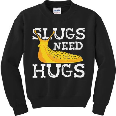Banana Slug – Slug Species Science Banana Slug Expert Kids Sweatshirt