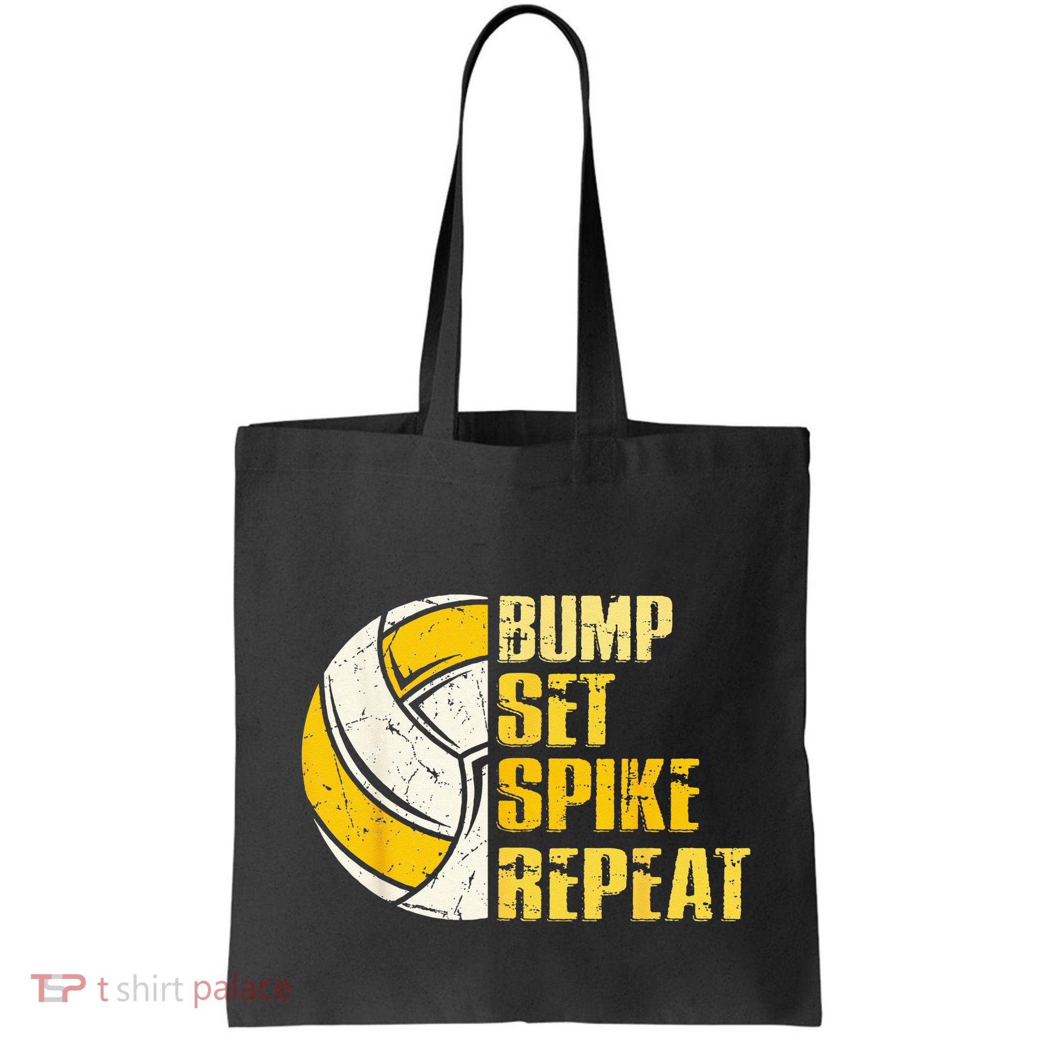 Bump Set Spike Repeat Volleyball Funny Bag