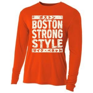 Boston Strong Style Cooling Performance Long Sleeve Crew